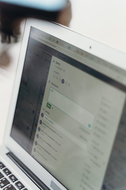 A person works on the UX/UI of a website.